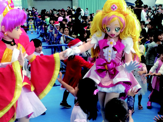 ぷいきゅあーー がんばえーー 憧れのプリキュアの登場に幼女が熱狂 Newsoku Blog