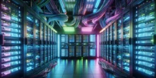 DATACENTER - AI Illustration Generated by Bittensor AI Image Generation Tool - BitAPAI Image Studio | Built on Bittensor / Reply τensor - 𝕏 / tao.studio / Tensorspace / CORCEL Powered by Bittensor